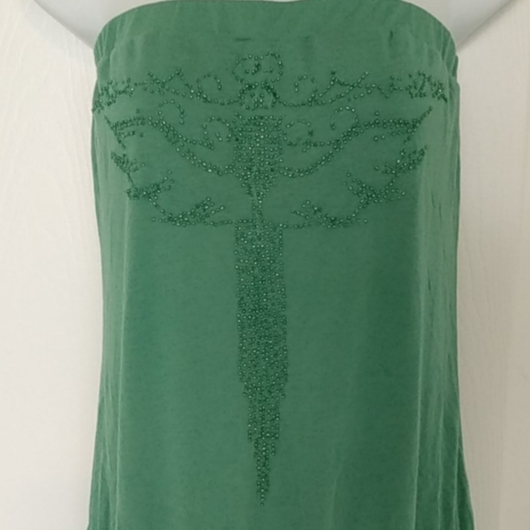 ESPRIT EDC beaded Tube Top Tunic NWT XL - Picture 2 of 9